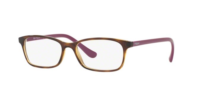 Brillen Vogue VO 5053 (2406) farbe dark havana form quadratisch gläser demo lens