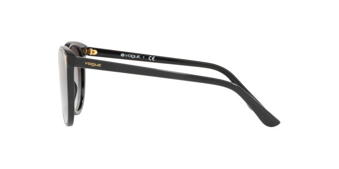 Occhiali da sole Vogue VO 5230S (W44/11) colore black forma farfalla lenti grey gradient