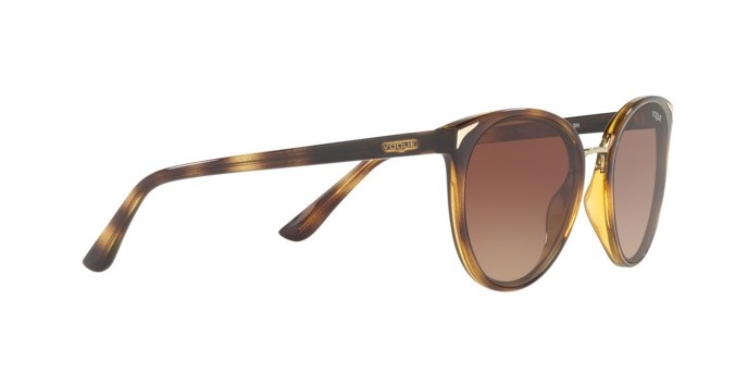 Sunglasses Vogue VO 5230S (W65613) color dark havana shape butterfly lenses brown gradient