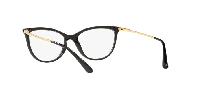 Eyeglasses Vogue VO 5239 (W44) color black shape cat eye lenses demo lens