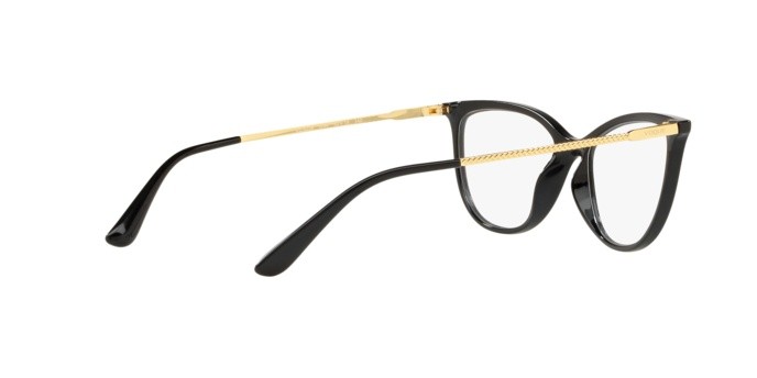 Eyeglasses Vogue VO 5239 (W44) color black shape cat eye lenses demo lens