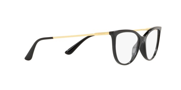 Eyeglasses Vogue VO 5239 (W44) color black shape cat eye lenses demo lens