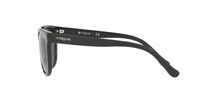 Occhiali da sole Vogue VO 5271S (W44/87) colore black forma quadrato lenti grey