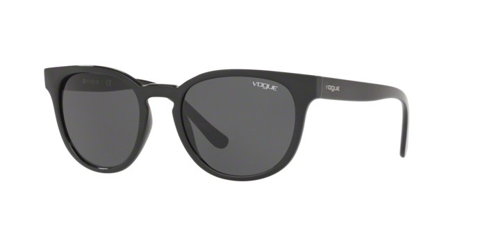 Occhiali da sole Vogue VO 5271S (W44/87) colore black forma quadrato lenti grey