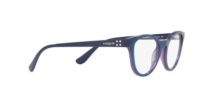 Brillen Vogue VO 5274B (2633) farbe transp blue/transp light viole form cat-eye gläser demo lens