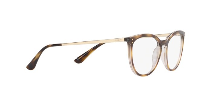 Brillen Vogue VO 5276 (1916) farbe top light havana/transparent form cat-eye gläser demo lens