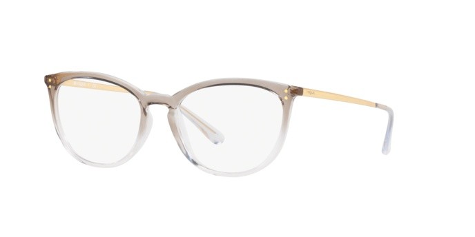 Occhiali da vista Vogue VO 5276 (2736) colore top grad brown/crystal forma cat eye lenti demo lens