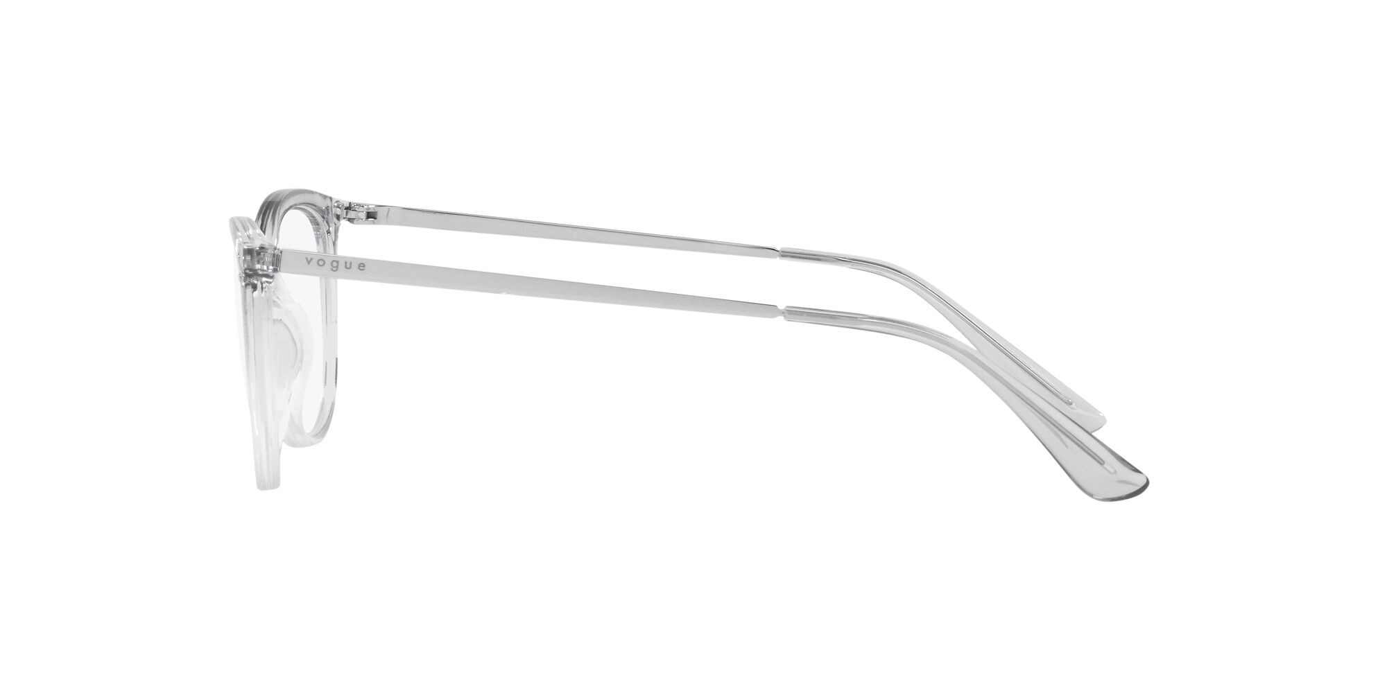 Eyeglasses Vogue VO 5276 (3035) color top blu sfumato/crystal shape cat eye lenses lente demo