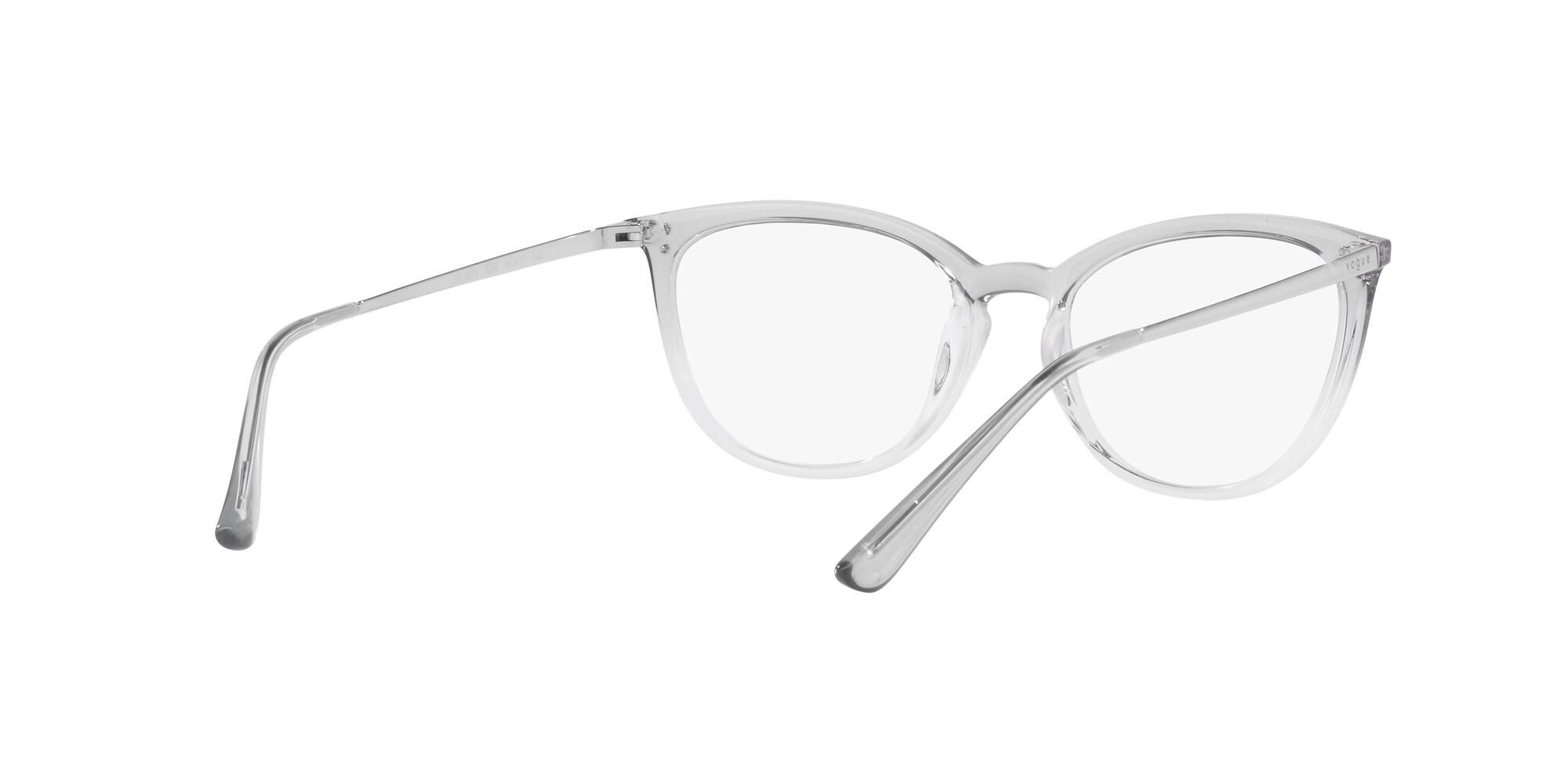 Eyeglasses Vogue VO 5276 (3035) color top blu sfumato/crystal shape cat eye lenses lente demo