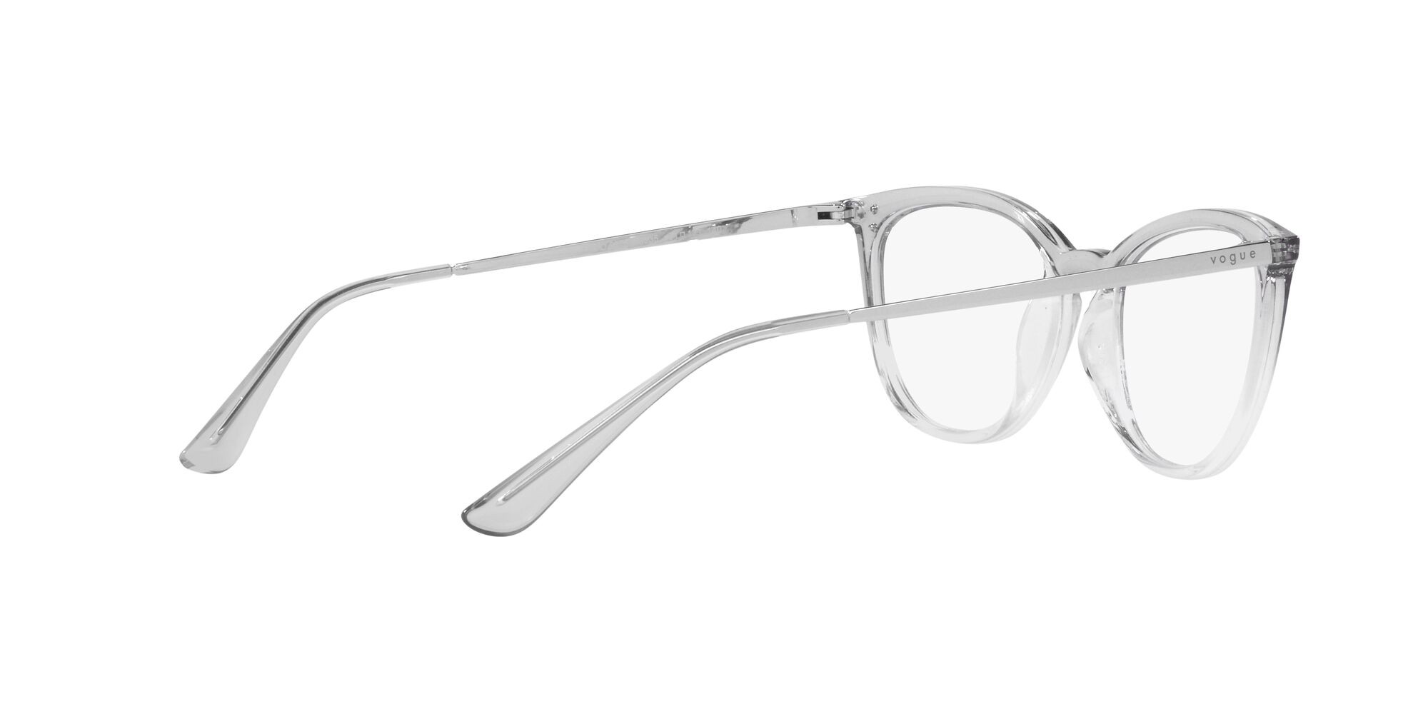 Eyeglasses Vogue VO 5276 (3035) color top blu sfumato/crystal shape cat eye lenses lente demo
