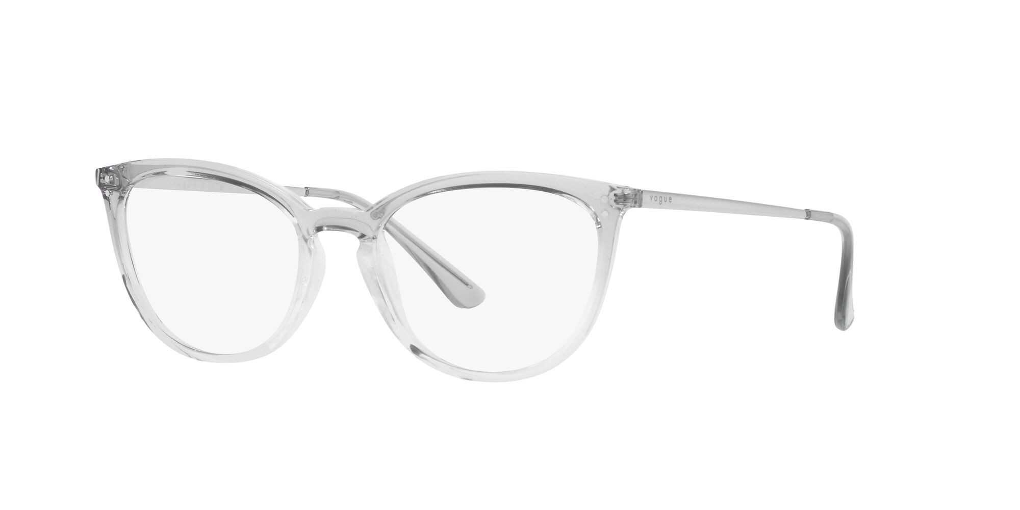 Eyeglasses Vogue VO 5276 (3035) color top blu sfumato/crystal shape cat eye lenses lente demo