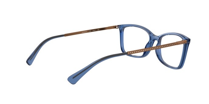 Brillen Vogue VO 5305B (2762) farbe transparent blue form quadratisch gläser demo lens