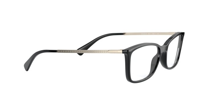 Brillen Vogue VO 5305B (W44) farbe black form quadratisch gläser demo lens