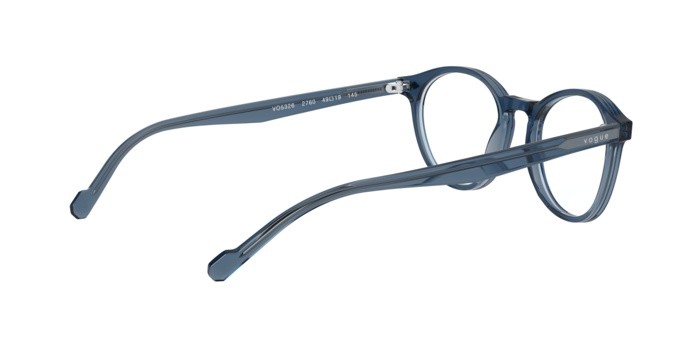 Eyeglasses Vogue VO 5326 (2760) color blue transparent shape oval lenses demo lens