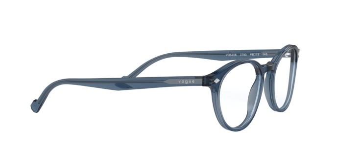 Eyeglasses Vogue VO 5326 (2760) color blue transparent shape oval lenses demo lens