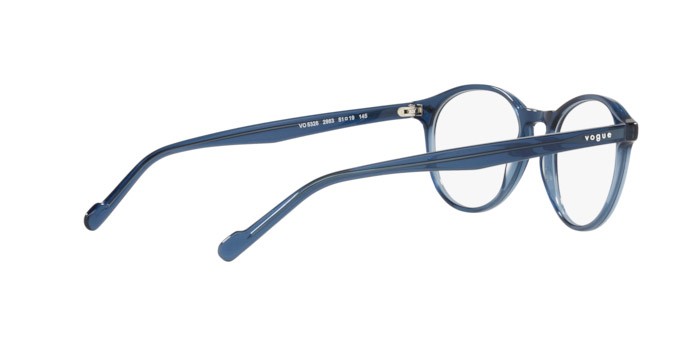 Brillen Vogue VO 5326 (2983) farbe blue sea form oval gläser demo lens