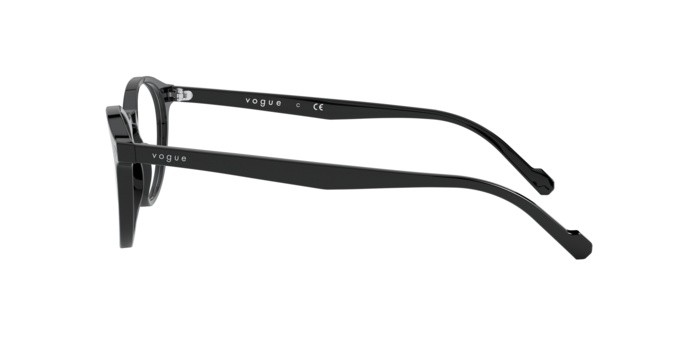 Eyeglasses Vogue VO 5326 (W44) color black shape oval lenses demo lens