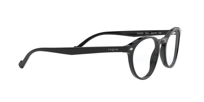 Eyeglasses Vogue VO 5326 (W44) color black shape oval lenses demo lens