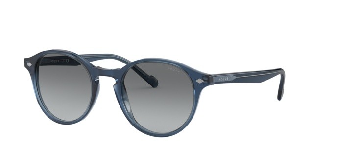 Sonnenbrillen Vogue VO 5327S (276011) farbe transparent blue form pantos gläser grey gradient