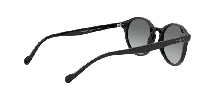 Occhiali da sole Vogue VO 5327S (W44/11) colore black forma pantos lenti grey gradient