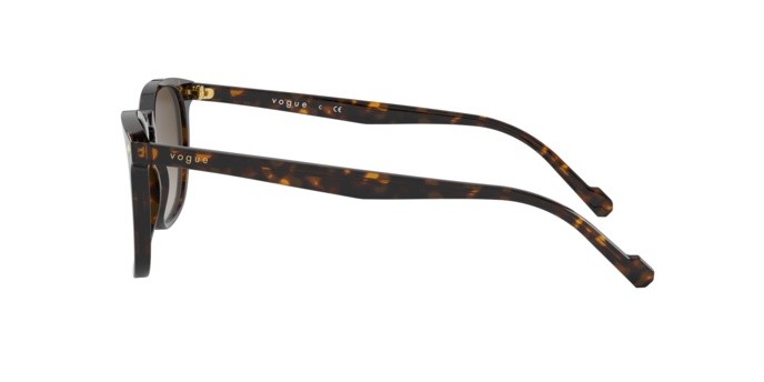 Occhiali da sole Vogue VO 5328S (W65613) colore dark havana forma quadrato lenti brown gradient
