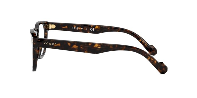 Brillen Vogue VO 5331 (W656) farbe dark havana form quadratisch gläser demo lens