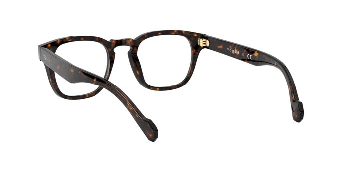 Brillen Vogue VO 5331 (W656) farbe dark havana form quadratisch gläser demo lens