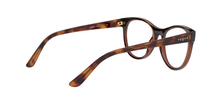 Brillen Vogue VO 5336 (2386) farbe dark havana form oval gläser demo lens