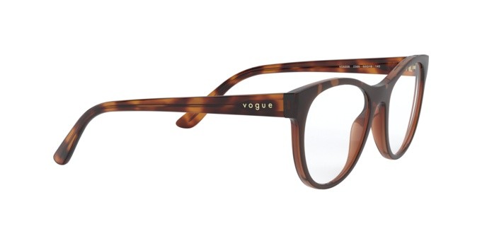 Brillen Vogue VO 5336 (2386) farbe dark havana form oval gläser demo lens