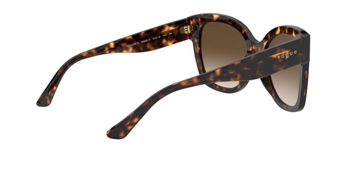 Sunglasses Vogue VO 5338S (W65613) color dark havana shape square lenses brown gradient