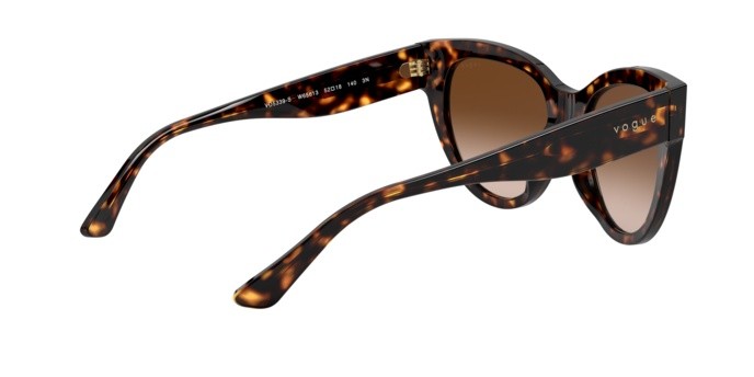 Sonnenbrillen Vogue VO 5339S (W65613) farbe dark havana form cat-eye gläser brown gradient