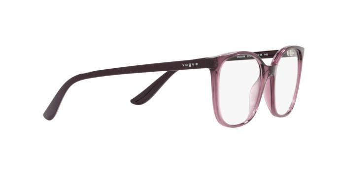 Eyeglasses Vogue VO 5356 (2761) color transparent purple shape square lenses demo lens
