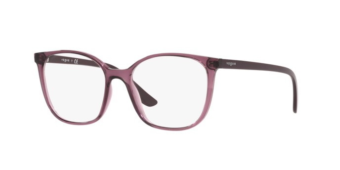 Eyeglasses Vogue VO 5356 (2761) color transparent purple shape square lenses demo lens