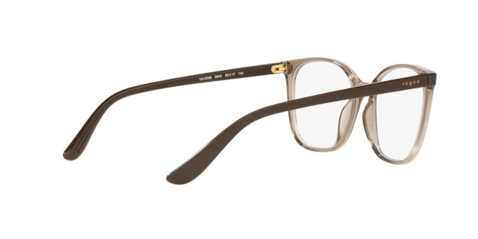 Eyeglasses Vogue VO 5356 (2940) color transparent brown shape square lenses demo lens