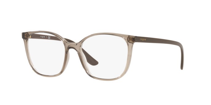 Eyeglasses Vogue VO 5356 (2940) color transparent brown shape square lenses demo lens
