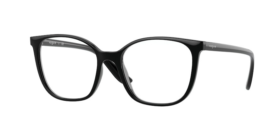 Eyeglasses Vogue VO 5356 (W44) color black shape square lenses demo lens