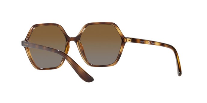 Sunglasses Vogue VO 5361S (W656T5) color dark havana shape irregular lenses polar brown gradient
