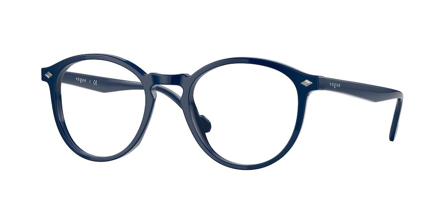 Brillen Vogue VO 5367 (2484) farbe dark blue form rund gläser demo lens