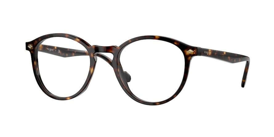 Eyeglasses Vogue VO 5367 (W656) color dark havana shape round lenses demo lens