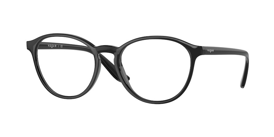 Brillen Vogue VO 5372 (W44) farbe black form pantos gläser demo lens