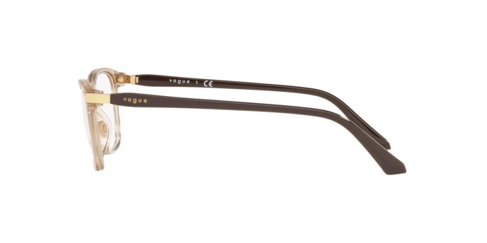 Eyeglasses Vogue VO 5378 (2826) color transparent brown shape square lenses demo lens