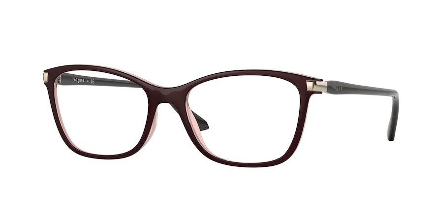 Occhiali da vista Vogue VO 5378 (2907) colore top brown/pink forma quadrato lenti demo lens