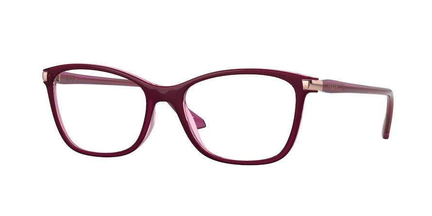 Occhiali da vista Vogue VO 5378 (2909) colore top violet/pink forma quadrato lenti demo lens