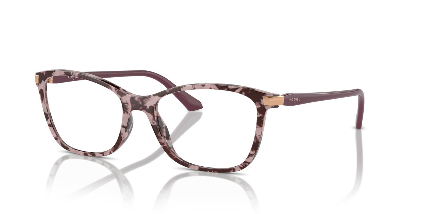 Eyeglasses Vogue VO 5378 (3150) color rosa tartarugato shape square lenses lente demo