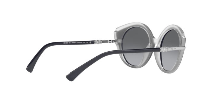 Sonnenbrillen Vogue VO 5385SB (293811) farbe top grey/transparent ice form oval gläser grey gradient