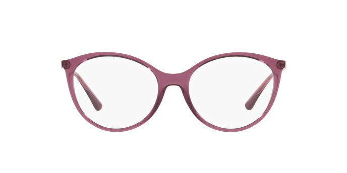 Brillen Vogue VO 5387 (2798) farbe transparent purple form oval gläser demo lens