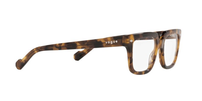 Brillen Vogue VO 5403 (2819) farbe havana honey form rechteckig gläser demo lens