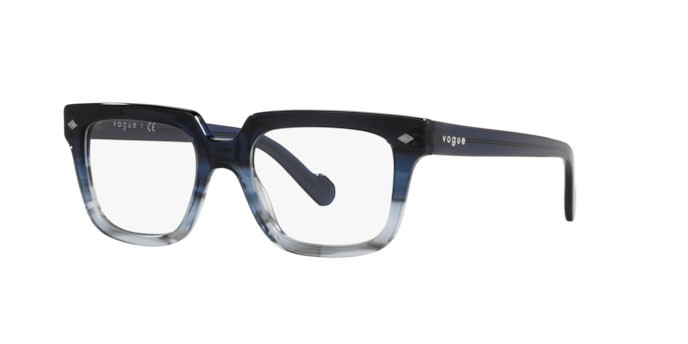 Brillen Vogue VO 5403 (2971) farbe gradient blue form rechteckig gläser demo lens