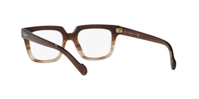 Brillen Vogue VO 5403 (2972) farbe gradient brown form rechteckig gläser demo lens