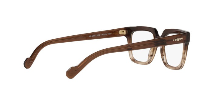 Brillen Vogue VO 5403 (2972) farbe gradient brown form rechteckig gläser demo lens